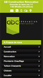 Mobile Screenshot of ab-construction.be